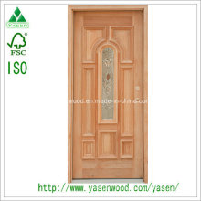 High Quality Best Price ISO Approved Entrance Solid Wood Door